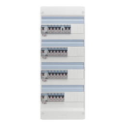 Legrand- Tableau électrique pré-équipé et pré-câblé pour T6 - 13 modules - 4 Rangées - Réf: 093069
