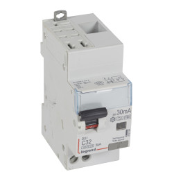 Legrand - Disj diff DX³ 4500 - auto/vis - P+N 230V 32A - type F - 30mA - 6kA - courbe C - 2M - Réf : 410764