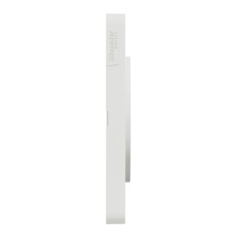 Schneider - Odace 2011 - Touch - Plaque 3 postes - Entraxe 71 mm - Aluminium brossé avec liseré blanc - Réf : S520806J