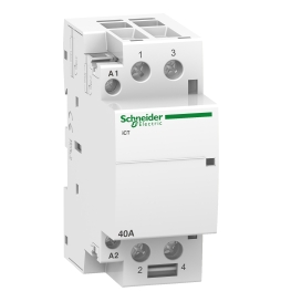 Schneider - Contacteur standard Bipolaire - 2F - 230V - 40A - Réf : A9C20842