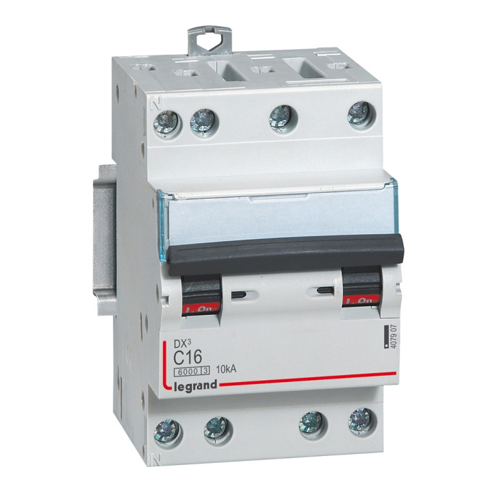Legrand - Disjoncteur 4P DX3 16A - 10kA - courbe C - 407907