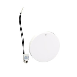 Schneider Odace - enjoliveur Blanc livré avec 1 LED bleu 0,15 mA connexion par câble - Réf : S520297