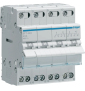 Hager - Inverseur modulaire - 4P - 40A - point commun amont - I-0-II - Réf : SFT440