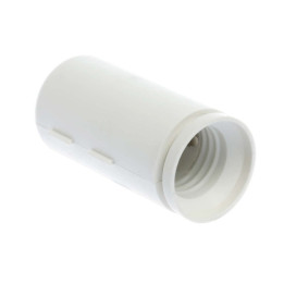Eur'Ohm - Douille de chantier E27 Blanche - Réf : 62153