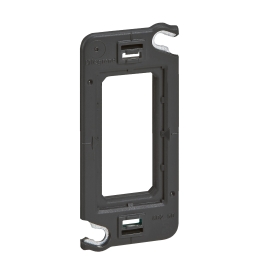 Legrand - Support simple 1 poste (1M) - Mosaic/Céliane - Fixation VIS - Réf : 080250