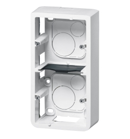 Legrand Mosaic - Cadre saillie 2 postes - 2 x 2 modules - vertical - Réf : 080282