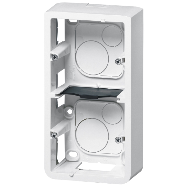 Legrand Mosaic - Cadre saillie 2 postes - 2 x 2 modules - vertical - Réf : 080282