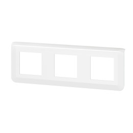 Legrand - Mosaic L - Plaque de finition horizontale pour 3x2 modules - Blanc - Réf : 277806L