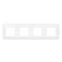 Legrand - Mosaic L - Plaque de finition horizontale pour 4x2 modules - Blanc - Réf : 078808L