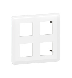 Legrand - Mosaic L - Plaque de finition 2 x 2 x 2 modules - Blanc - Réf : 078838L
