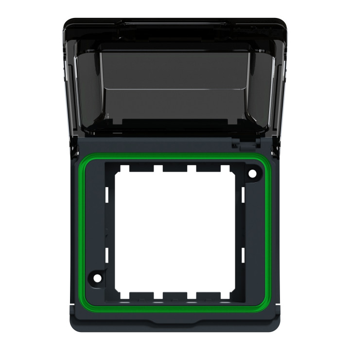 Schneider - Mureva Styl - Adaptateur pour fonction 45x45 - Composable - IP55/IK06 - Gris - Ref : MUR35110