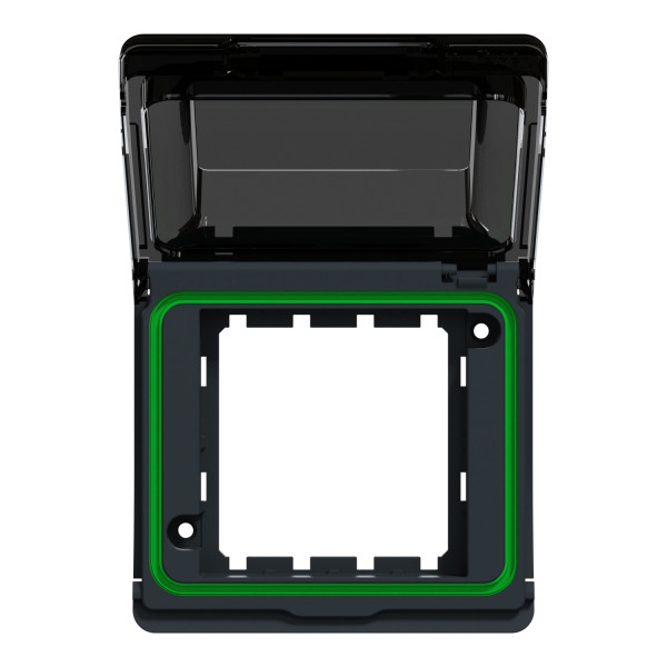 Schneider - Mureva Styl - Adaptateur pour fonction 45x45 - Composable - IP55/IK06 - Gris - Ref : MUR35110