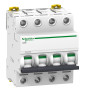 Schneider - Acti9 - iC60N - Disjoncteur - 4P - 63A - 6kA - courbe C - Réf : A9F77463