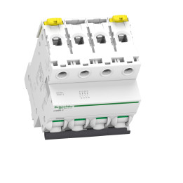 Schneider - Acti9 - iC60N - Disjoncteur - 4P - 50A - 6kA - courbe C - Réf : A9F77450