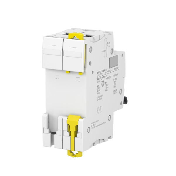 Schneider - Acti9 - iC60N - Disjoncteur - 2P - 25A - courbe C - 6000A/10kA  - Réf : A9F77225