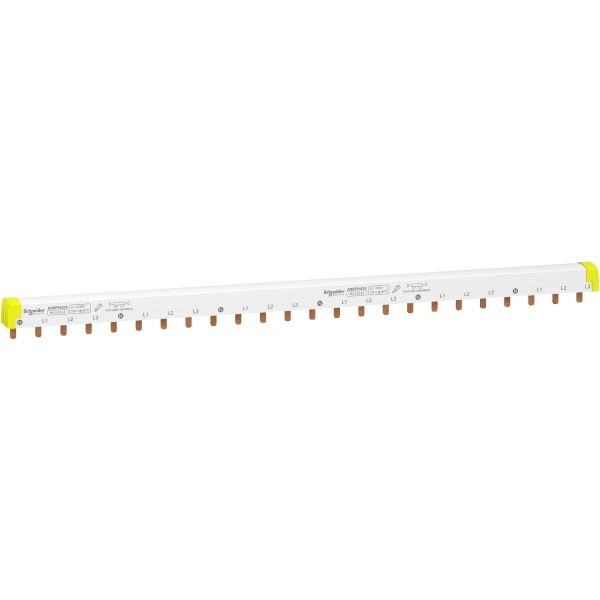 Schneider - Acti9 iC60, peigne à dents, 4 pôles, 100A, 24 modules de 18mm - Réf : A9XPH424