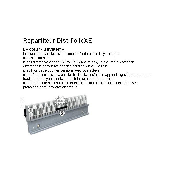 SCHNEIDER - Resi9 XE - Répartiteur Horizontale 10m sans connecteur - Réf : R9EXHS10