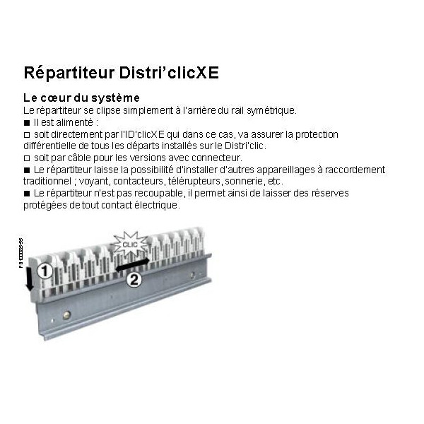 SCHNEIDER - Resi9 XE - Répartiteur Horizontale 10m sans connecteur - Réf : R9EXHS10