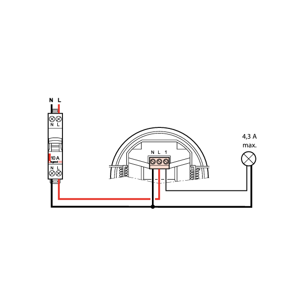 Legrand - Détecteur de mouvement PIR 360° portée 8m IP41 - plafond - Blanc - saillie - 048948