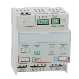 Legrand - Télécommande modulaire multifonctions connectée pour bloc d'éclairage et alarme incendie - Réf : 062520