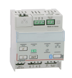 Legrand - Télécommande modulaire multifonctions connectée pour bloc d'éclairage et alarme incendie - Réf : 062520