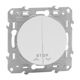 Schneider Odace - Poussoir volets-roulant 2 boutons montée/descente + fonction stop - s520227