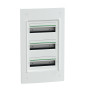 Schneider - PrismaSeT XS - Coffret encastré - 3 rangées - 13 modules - sans porte - Réf : LVSXS313