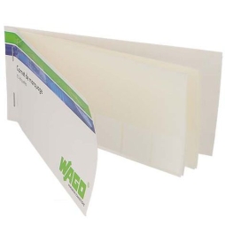 WAGO - Carnet de repérage 60 étiquettes - Réf.: WAG 8000-0100
