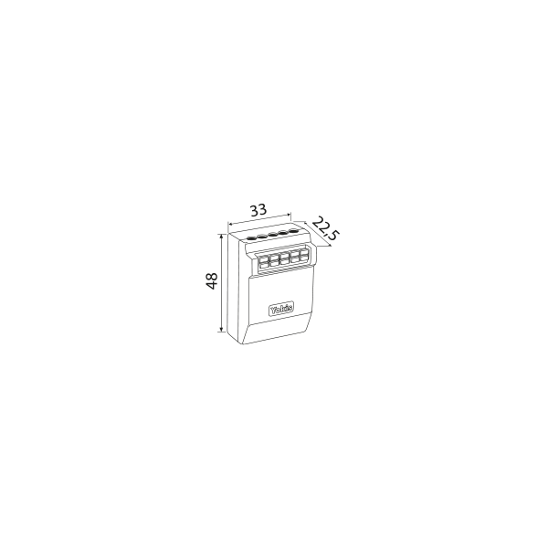 Yokis - Power - Télérupteur Temporisable Radio - 2000W - Réf : MTR2000ERP
