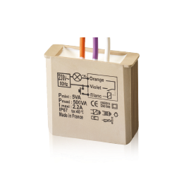 Yokis - Minuterie Encastré 500W - Réf : MTM500E