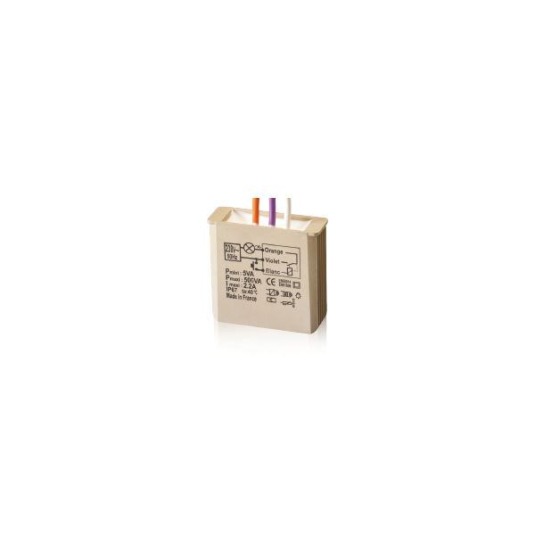 Yokis - Minuterie Encastré 500W - Réf : MTM500E