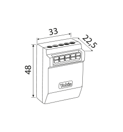 Yokis - Power - Micromodule Radio pour volets roulants encastré - Réf : MVR500ERP