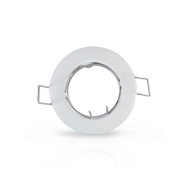 Miidex - Support de spot encastré - Rond - Blanc - Ø78 mm - Réf : 7710