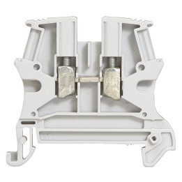 Legrand - Bloc jonction Viking 3 - À vis - Gris - Section 2.5mm² - 1 entrée & 1 sortie - Pas 5 mm - Réf : 037160