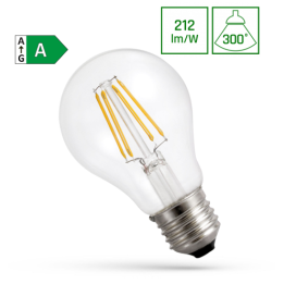 Spectrum - Ampoule LED E-27 - LED GLS 3,8W COG - Angle 300° - 4000K - 806lm - Réf : WOJ+14640