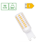 Spectrum - Ampoule LED G9 4,5W Premium - Angle 300°, 4000K, 530lm, 50 000h - Réf : WOJ+14437
