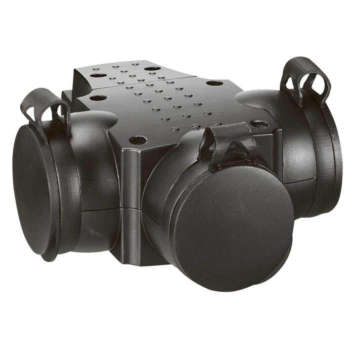 Legrand - Prolongateur caout 3 prises 2P+T 16A IP44 IK08 - Réf : 050578
