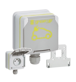 Legrand - Prise saillie étanche Green'up Access pour véhicule électrique - Modes 1 ou 2 - IP66 IK08 - 16A 230V - Réf : 090471