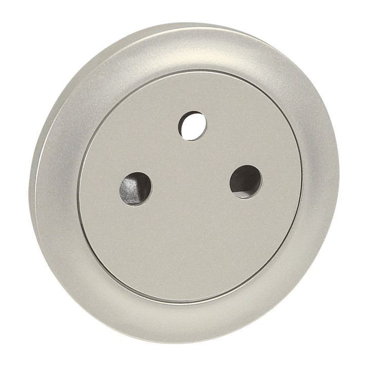 Legrand Céliane - Enjoliveur PC 2P+T Titane - affleurant - Surface - 068411