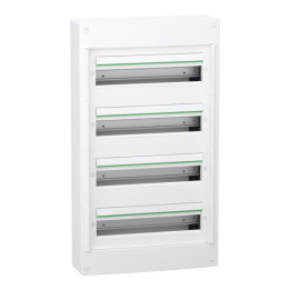 Schneider - PrismaSeT XS - Coffret saillie 4 rangées - 18 Modules - Réf : LVSXT418