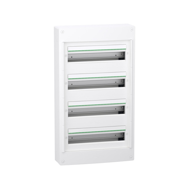 Schneider - PrismaSeT XS - Coffret saillie 4 rangées - 18 Modules - Réf : LVSXT418
