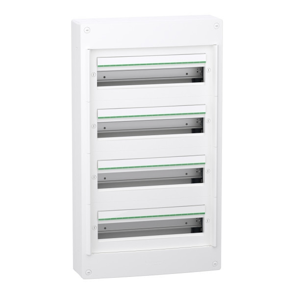 Schneider - PrismaSeT XS - Coffret saillie 4 rangées - 18 Modules - Réf : LVSXT418
