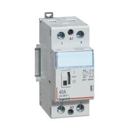 Legrand - Contacteur de puissance bipolaire bobine 230V - 40A - 2F - 2M - 412545