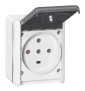 Legrand Plexo - Prise de courant 3P+N+T 32A - saillie - IP44/IK08 - 055877