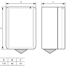 Legrand Plexo - Prise de courant 3P+N+T 32A - saillie - IP44/IK08 - 055877