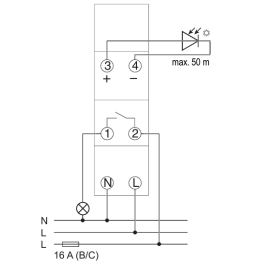 Schneider - Acti9 IC 100 - interrupteur crépusculaire - 2..100 lux - avec cellule murale - Réf : CCT15482