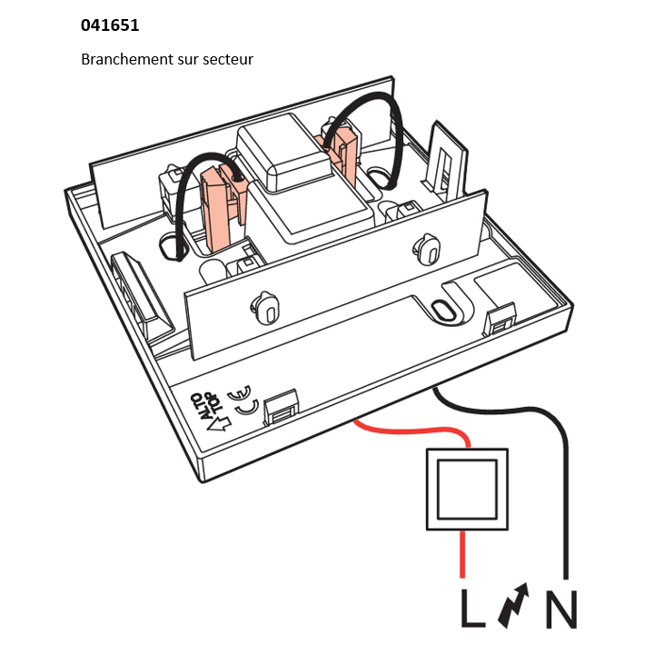 Legrand - Carillon 230V 2 TONS - 75dB - Réf : 041651