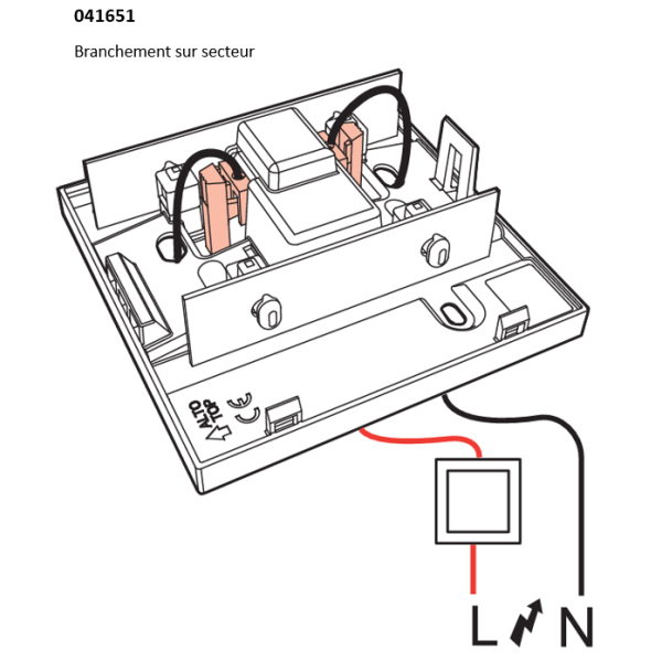 Legrand - Carillon 230V 2 TONS - 75dB - Réf : 041651