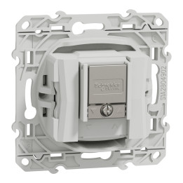 Schneider Odace - Prise TV-FM-SAT - Blanc - Réf : S520461