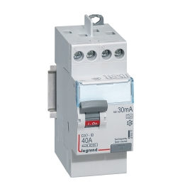Legrand - Interrupteur différentiel DX3 2P - 40A - 30mA - Type A - Départ Haut à vis - Réf : 411617